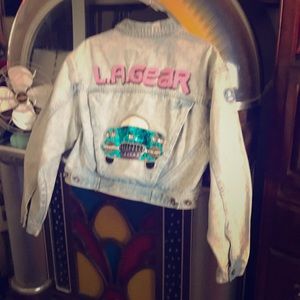L.A.Gear denim shorty jacket